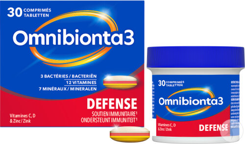Omnibionta3 Multivitamines Défense Immunité 30 Comprimés