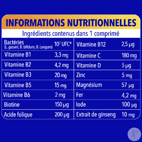 Omnibionta3 Energy Multivitamines/Energie 90 Comprimés-4