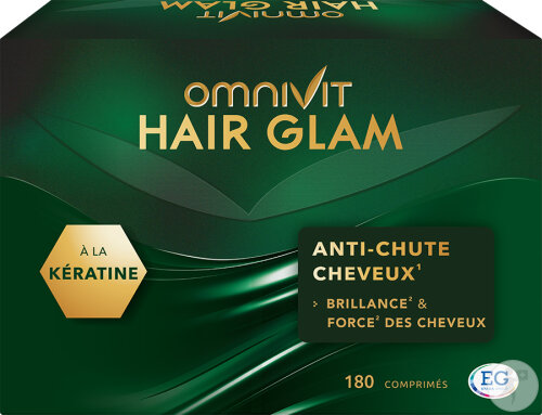 Omnivit Hair Glam 500mg 180 Comprimés