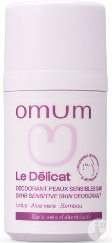 Omum Le Délicat Déodorant Peaux Sensibles 24H Bio Roll-On 50ml