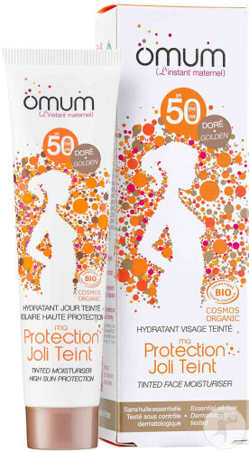 Omum Ma Protection Joli Teint Hydratant Jour IP50+ Teinte Dorée Tube 40ml