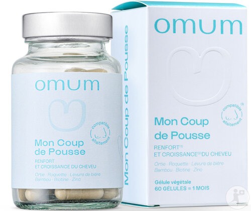 Omum Mon Coup De Nutricosmétique Renfort Et Croissance Du Cheveu 60 Gélules Végétales