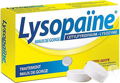 Opella Lysopaine Maux de Gorge Sans Sucre 36 Comprimes À Sucer