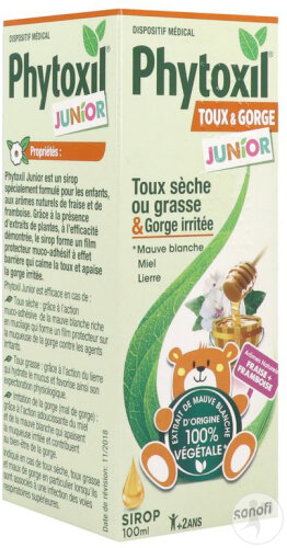 Opella Phytoxil Junior Sirop Enfant +2 Ans Flacon 100ml