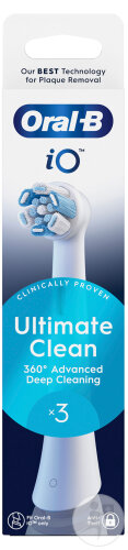 Oral-B iO Ultimate Clean Brossettes 3 Pièces