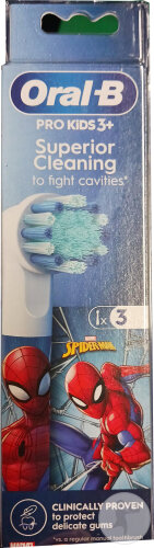 Oral-B Pro Kids Brossettes Kids Spider Man 3 Pièces