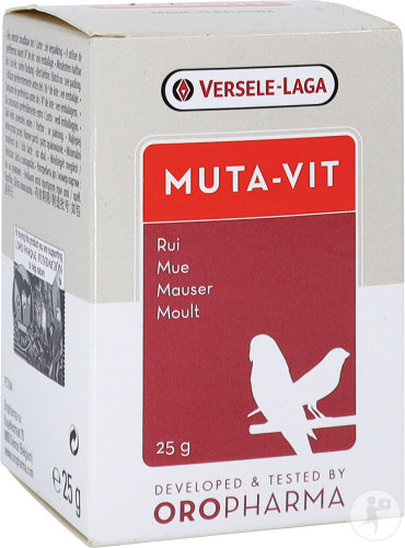 Oropharma Muta-Vit Mélange De Vitamines Et De La Méthionine Pour La Mue Oiseaux 25g