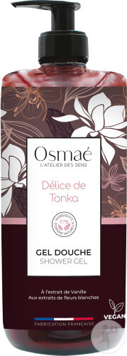 Osmaé Gel Douche Délice De Tonka Flacon Pompe 1l