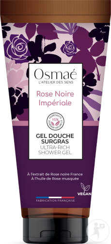 Osmaé Gel Douche Surgras Rose Noire Impériale Tube 100ml