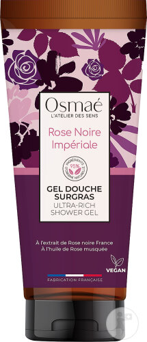 Osmaé Gel Douche Surgras Rose Noire Impériale 200ml