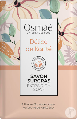 Osmaé Savon Surgras Délice De Karité Pain 200g