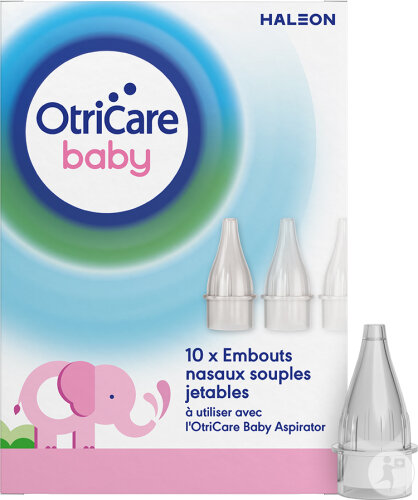 OtriCare Baby Embouts Jetables Pour Otricare Baby Aspirator Nettoyant Nasal 10 Pièces