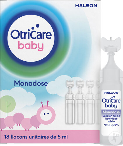 OtriCare Baby Monodose Solution Saline En Cas De Rhume 18x5ml