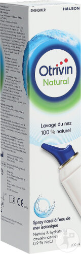 Otrivin Natural Lavage Du Nez Spray 200ml