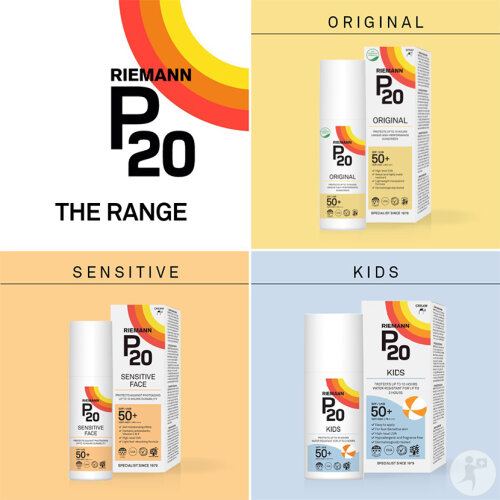 Riemann P20 Sensitive Skin Crème Solaire IP30 Flacon 200ml-6