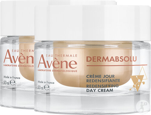 Pack De 2 Avène Dermabsolu Crème Jour Redensifiante Anti-Âge Bakuchiol Et Pro-Ceramides 2x50ml