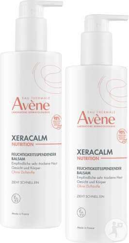 Pack De 2 Avène Xeracalm Nutrition Baume Hydratant Peau Sensible Très Sèche 400ml