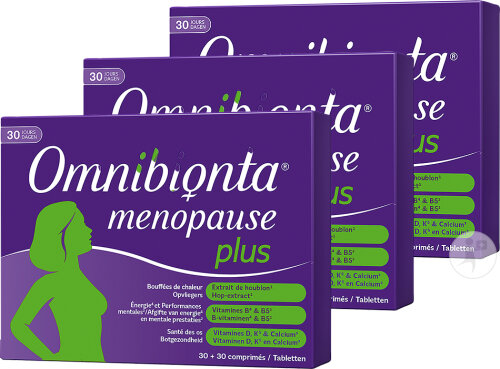 Pack De 3 Omnibionta Menopause Plus 30 + 30 Comprimés