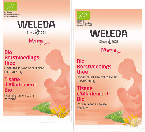 Pack De 3 Weleda Tisane D'Allaitement Bio Sachets 20x2g