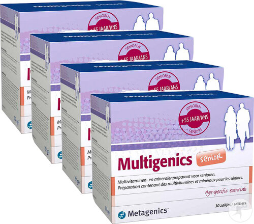 Pack de 4 Metagenics Multigenics Senior 30 Sachets
