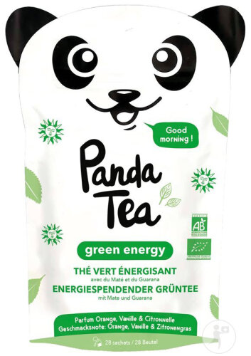 Panda Tea Thé Vert Green Energy 28 Sachets
