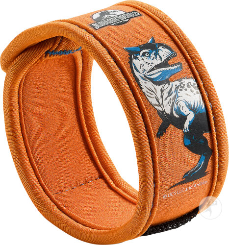 Parakito Bracelet Anti-Moustique Rechargeable Junior Jurassic World Orange 1 Pièce