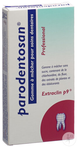 Parodentosan Chewing-Dum De Soin Dentaire 24 Pièces