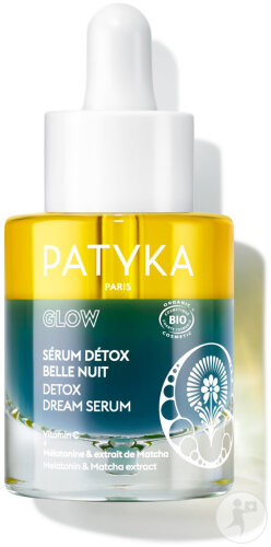 Patyca Sérum Détox Belle Nuit Bio Flacon Compte-Gouttes