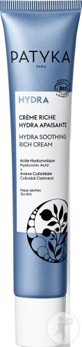 Patyka Hydra Crème Riche Hydra Apaisante Bio Tube 40ml