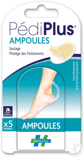Pediplus Pansement Ampoules 5 Pièces
