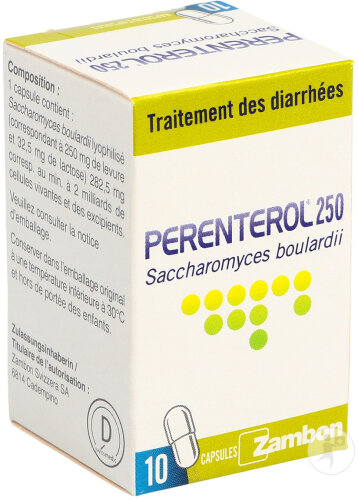 Perenterol Capsules 250mg 10 Pièces