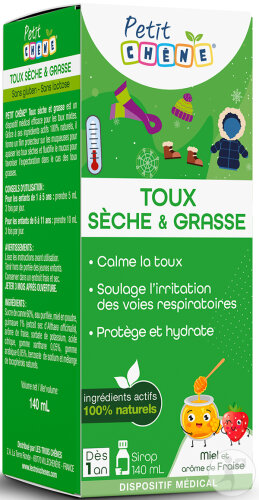 Petit Chênes Sirop Toux Sèche Et Grasse 140ml