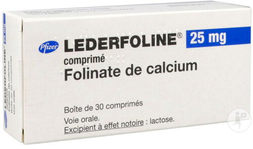 Pfizer Lederfoline 25mg 30 Comprimés