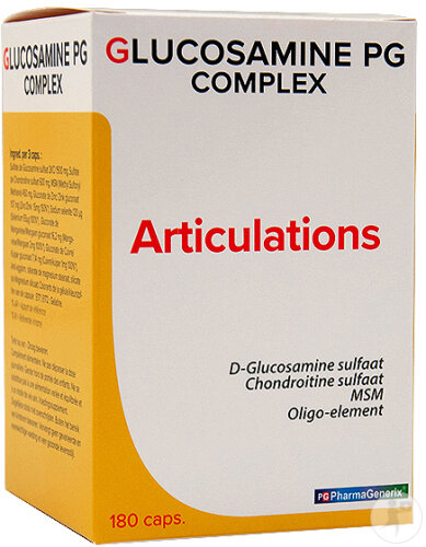 Pharmagenerix Glucosamine PG Complex + Complément Alimentaire Articulations 180 Capsules