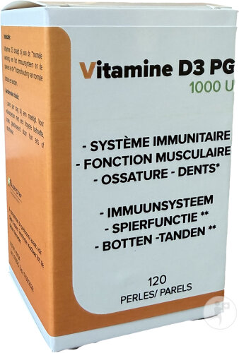 Pharmagenerix Vitamine D3 1000UI 120 Perles