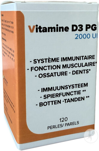 Pharmagenerix Vitamine D3 2000UI 120 Perles