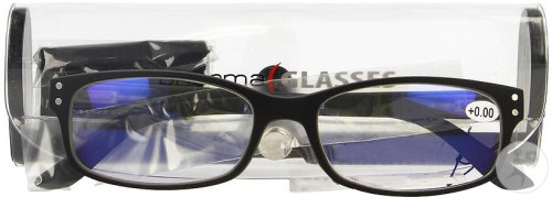 Pharmalens Visionblue PC01 Lunettes De Lecture Dioptrie +0.00 Noir 1 Paire