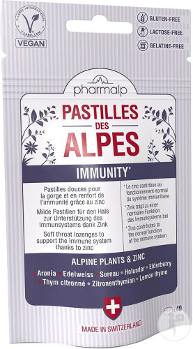Pharmalp Pastilles Des Alpes Immunity Sachet 40 Pièces