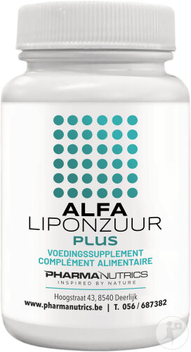 Pharmanutrics Alfaliponzuur Plus 60 Capsules Végétales