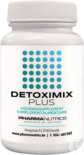 Pharmanutrics Detoximix Plus Pot 60 Capsules Végétales