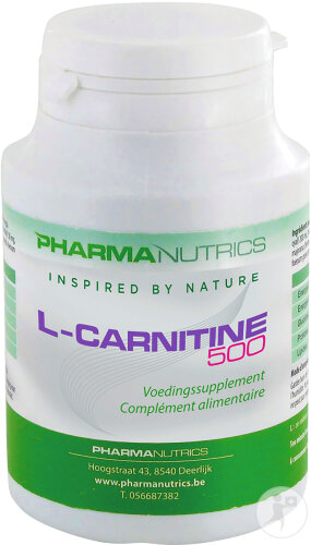 Pharmanutrics L-Carnitine 500 Pot 60 Comprimés