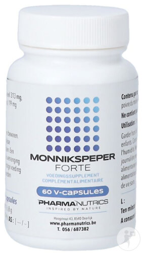 PharmaNutrics Poivre Moine Forte 60 Gélules