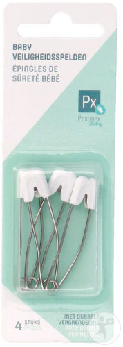 Pharmex Bébé Épingles De Sûreté 4 Pièces