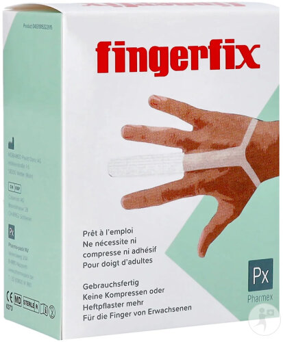 Pharmex Fingerfix Pansements Stériles Pour Doigts 2 Pièces