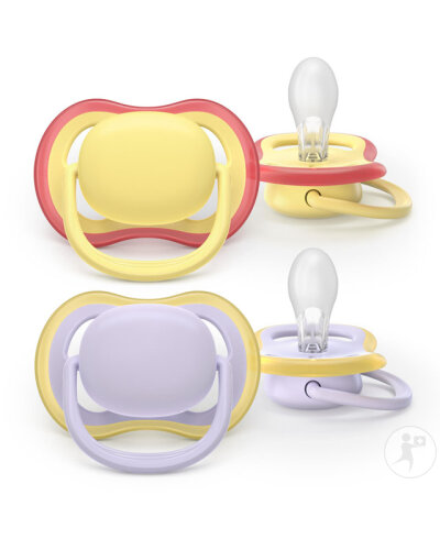 Philips Avent Sucette +0m Air Pistache/Lilas 2 Pièces-2