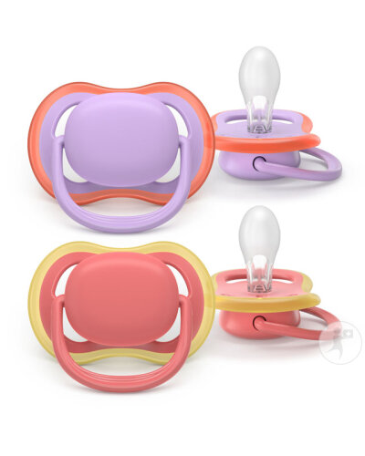 Philips Avent Sucette +18m Air Lilas/Fuchsia 2 Pièces-2