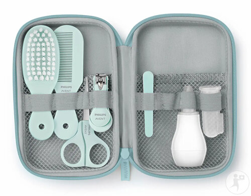Miniland Baby Kit Menthe - Trousse De Toilette Complète Pour Soins Bébé