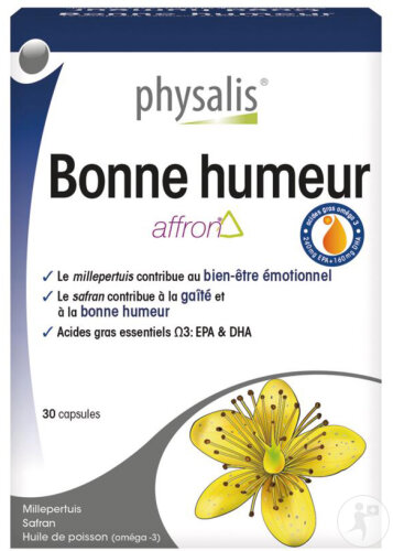 Physalis Bonne Humeur Complément Alimentaire À Base De Plantes 30 Capsules