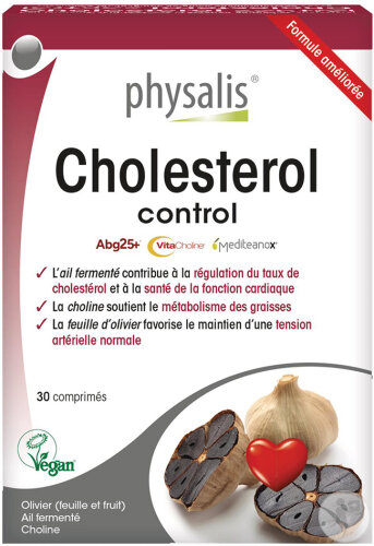 Physalis Cholestérol Control Complément Alimentaire 30 Comprimés