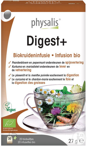 Physalis Digest+ Infusion Bio 20 Sachets